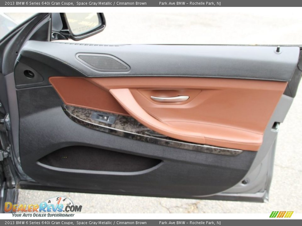 2013 BMW 6 Series 640i Gran Coupe Space Gray Metallic / Cinnamon Brown Photo #26