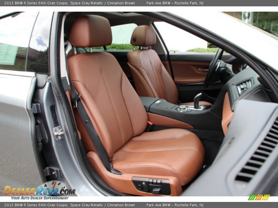 2013 BMW 6 Series 640i Gran Coupe Space Gray Metallic / Cinnamon Brown Photo #29