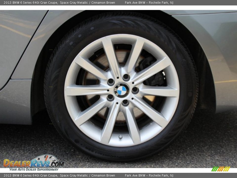2013 BMW 6 Series 640i Gran Coupe Space Gray Metallic / Cinnamon Brown Photo #32