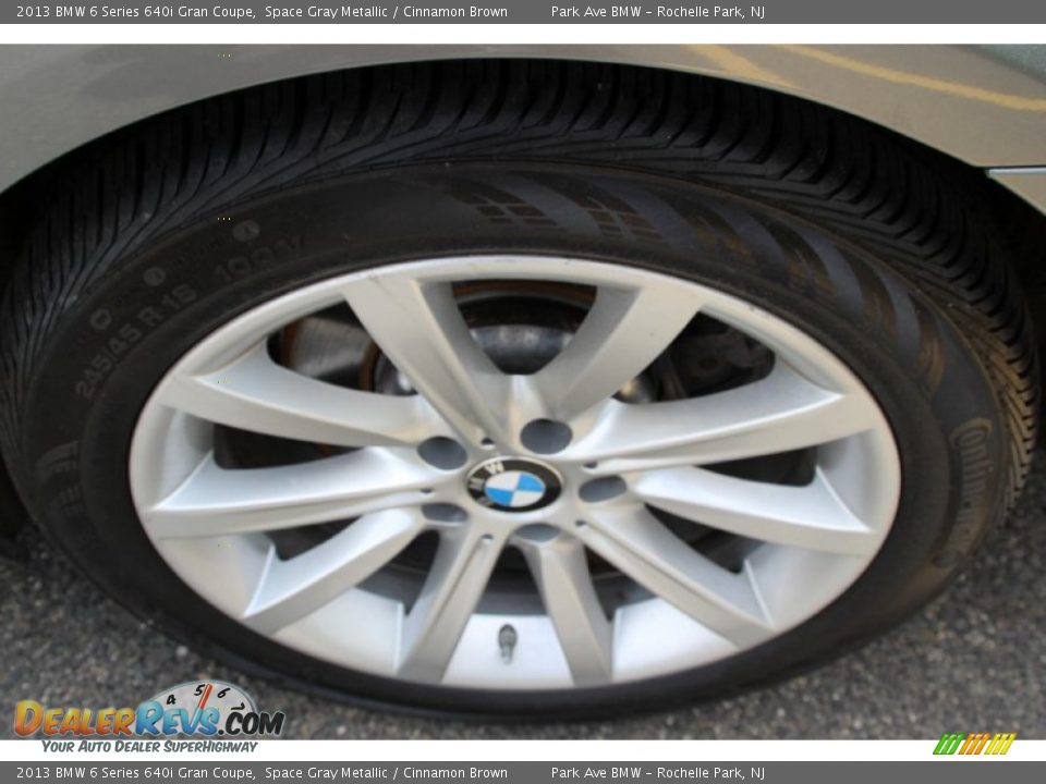2013 BMW 6 Series 640i Gran Coupe Space Gray Metallic / Cinnamon Brown Photo #33