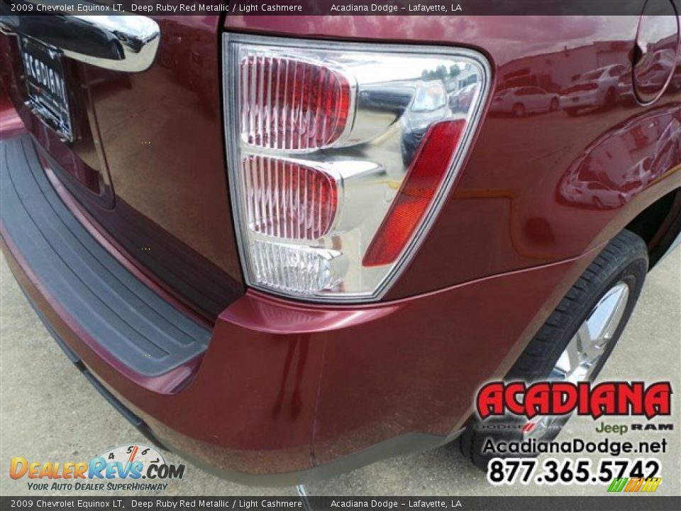 2009 Chevrolet Equinox LT Deep Ruby Red Metallic / Light Cashmere Photo #9