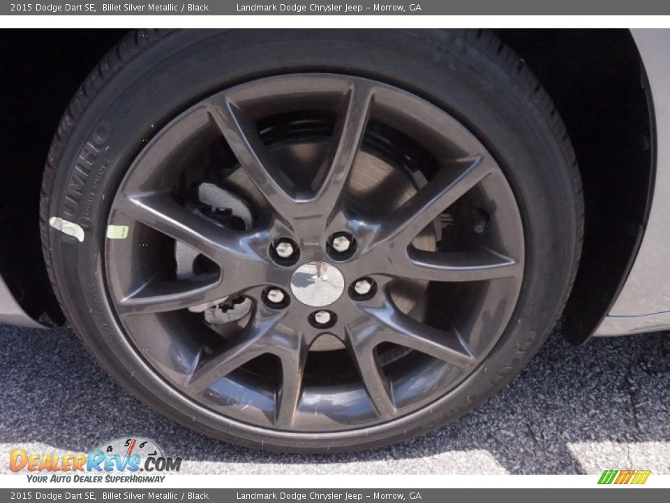 2015 Dodge Dart SE Billet Silver Metallic / Black Photo #5