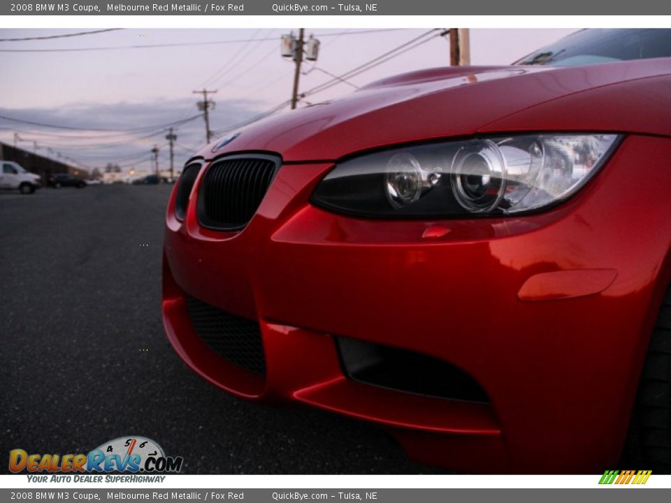 2008 BMW M3 Coupe Melbourne Red Metallic / Fox Red Photo #4