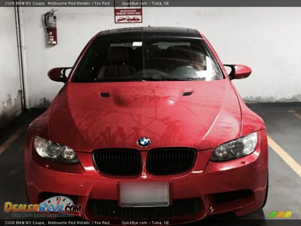2008 BMW M3 Coupe Melbourne Red Metallic / Fox Red Photo #8