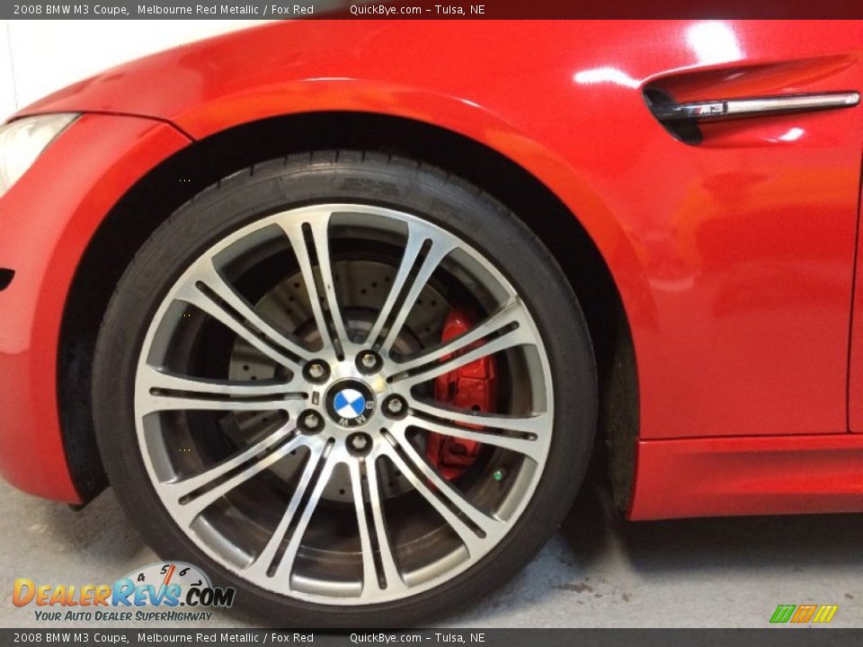 2008 BMW M3 Coupe Melbourne Red Metallic / Fox Red Photo #11