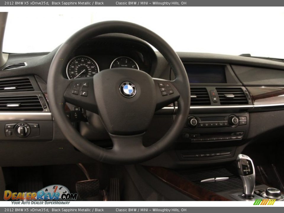 2012 BMW X5 xDrive35d Black Sapphire Metallic / Black Photo #6