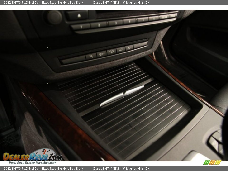 2012 BMW X5 xDrive35d Black Sapphire Metallic / Black Photo #16
