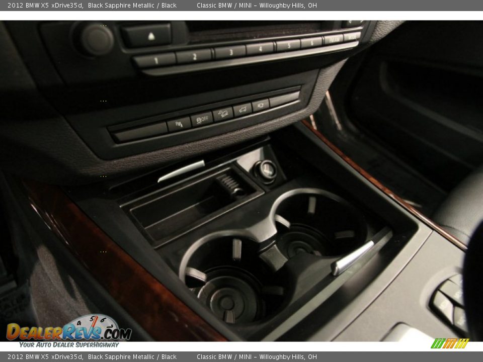 2012 BMW X5 xDrive35d Black Sapphire Metallic / Black Photo #17
