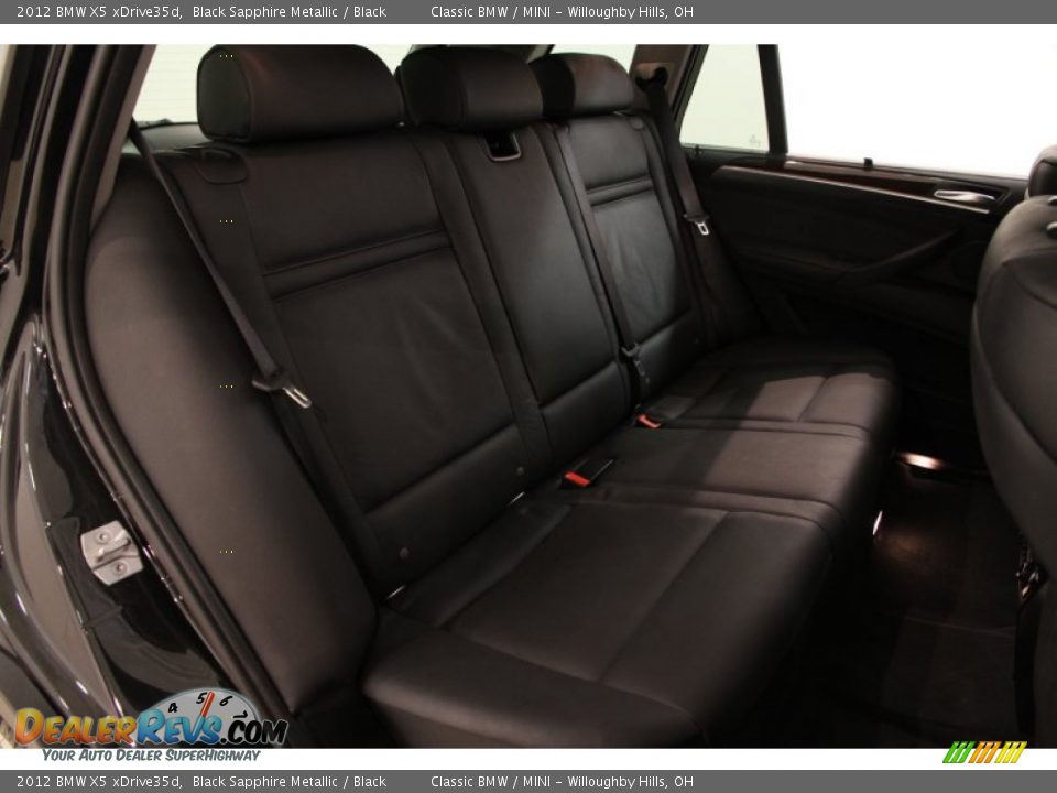 2012 BMW X5 xDrive35d Black Sapphire Metallic / Black Photo #19