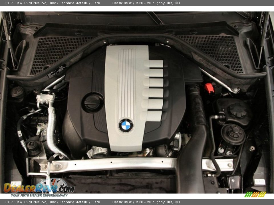 2012 BMW X5 xDrive35d Black Sapphire Metallic / Black Photo #24