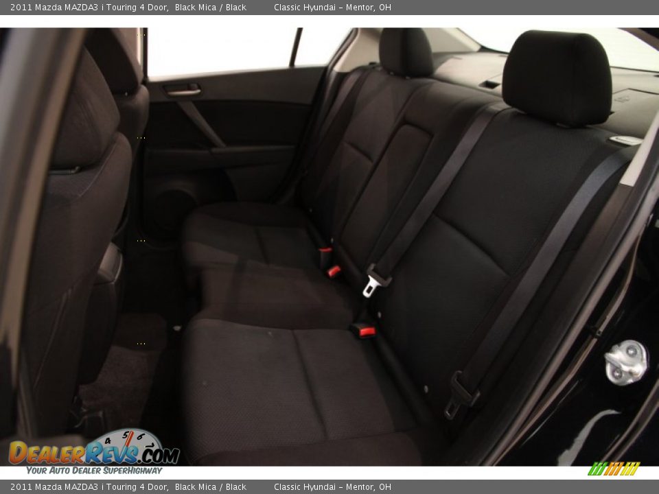 2011 Mazda MAZDA3 i Touring 4 Door Black Mica / Black Photo #14