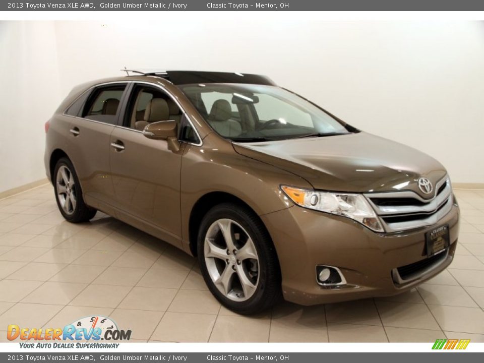 2013 Toyota Venza XLE AWD Golden Umber Metallic / Ivory Photo #1