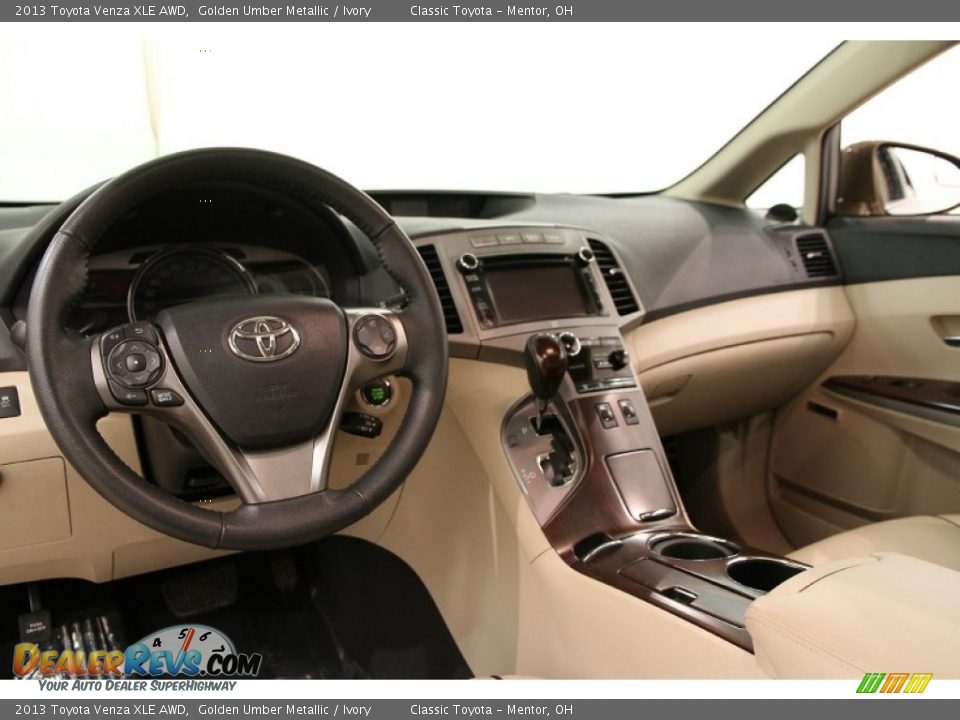 2013 Toyota Venza XLE AWD Golden Umber Metallic / Ivory Photo #7