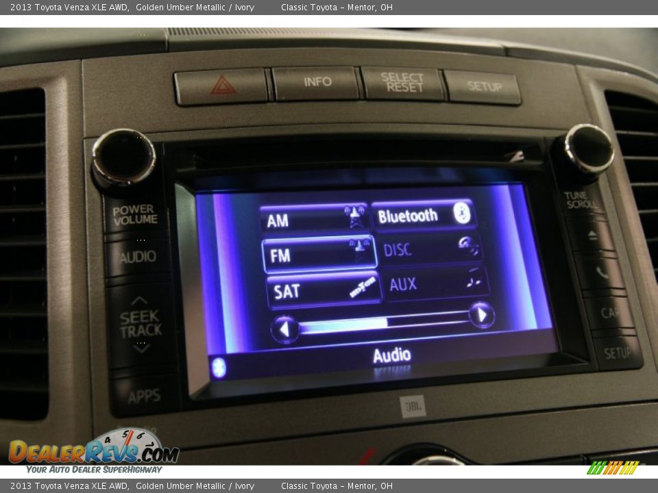 2013 Toyota Venza XLE AWD Golden Umber Metallic / Ivory Photo #12