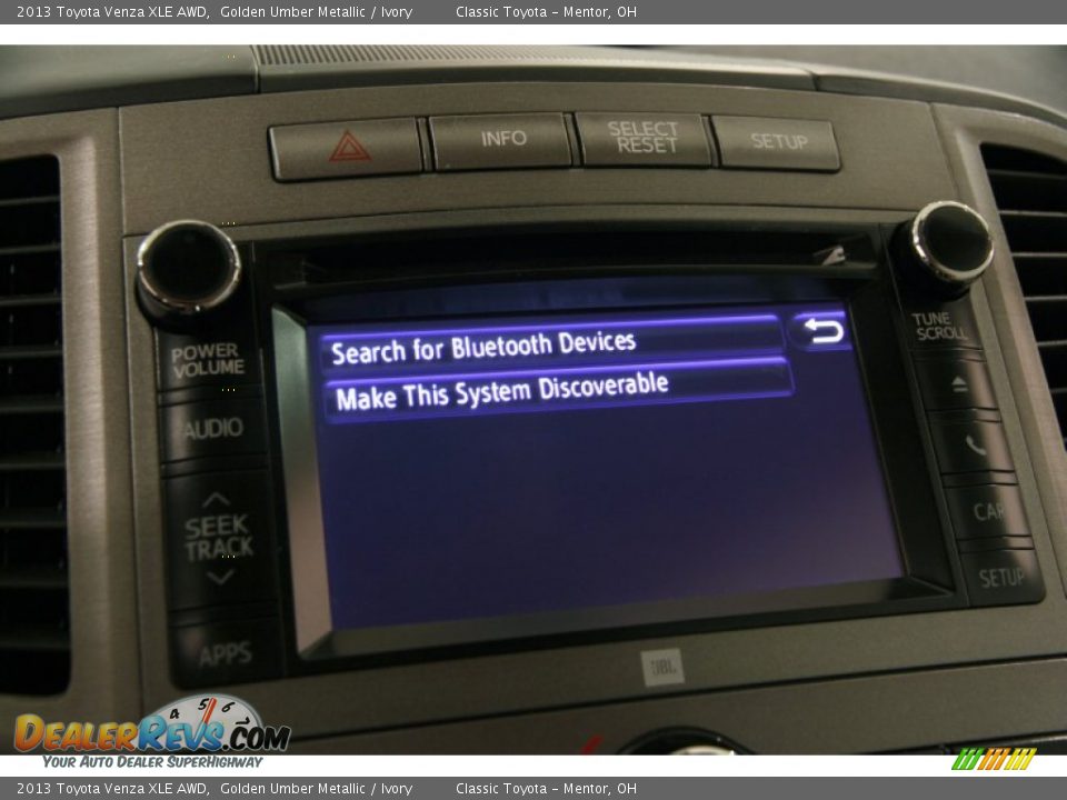 2013 Toyota Venza XLE AWD Golden Umber Metallic / Ivory Photo #13