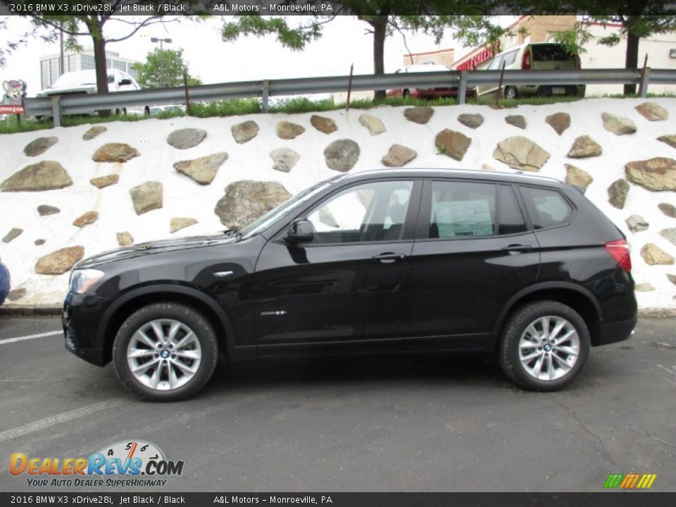 Jet Black 2016 BMW X3 xDrive28i Photo #2