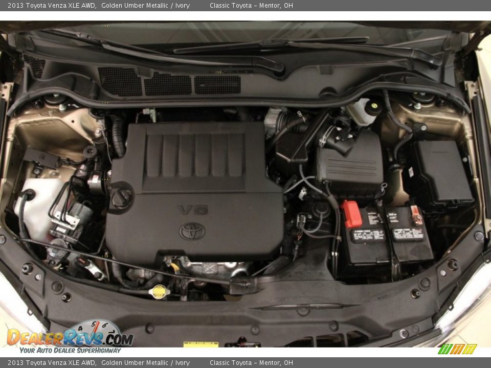 2013 Toyota Venza XLE AWD Golden Umber Metallic / Ivory Photo #23