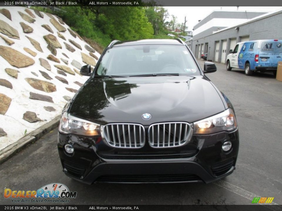 2016 BMW X3 xDrive28i Jet Black / Black Photo #9