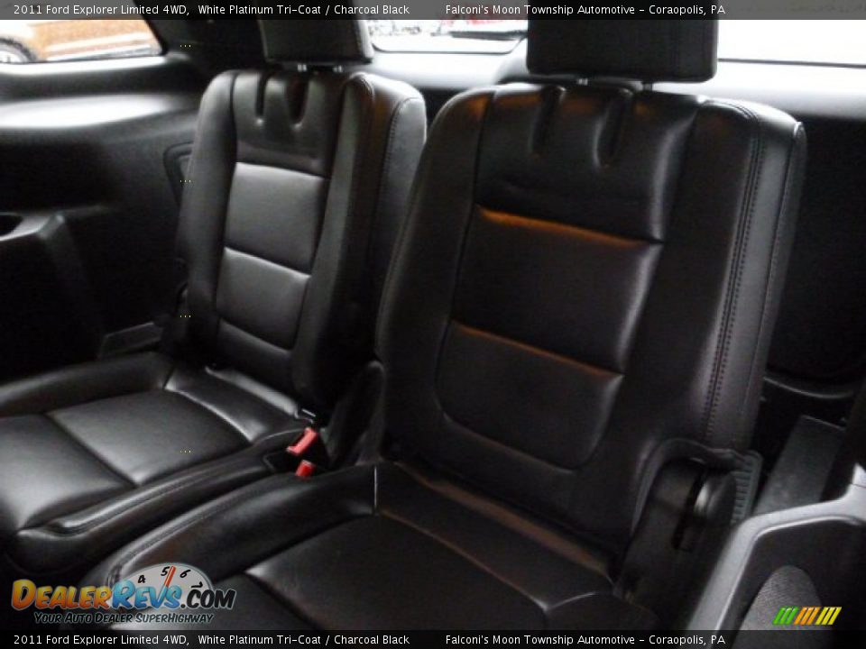 2011 Ford Explorer Limited 4WD White Platinum Tri-Coat / Charcoal Black Photo #18