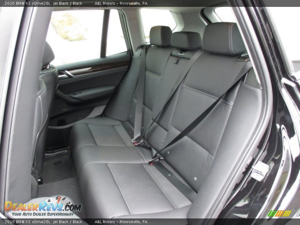 Rear Seat of 2016 BMW X3 xDrive28i Photo #14