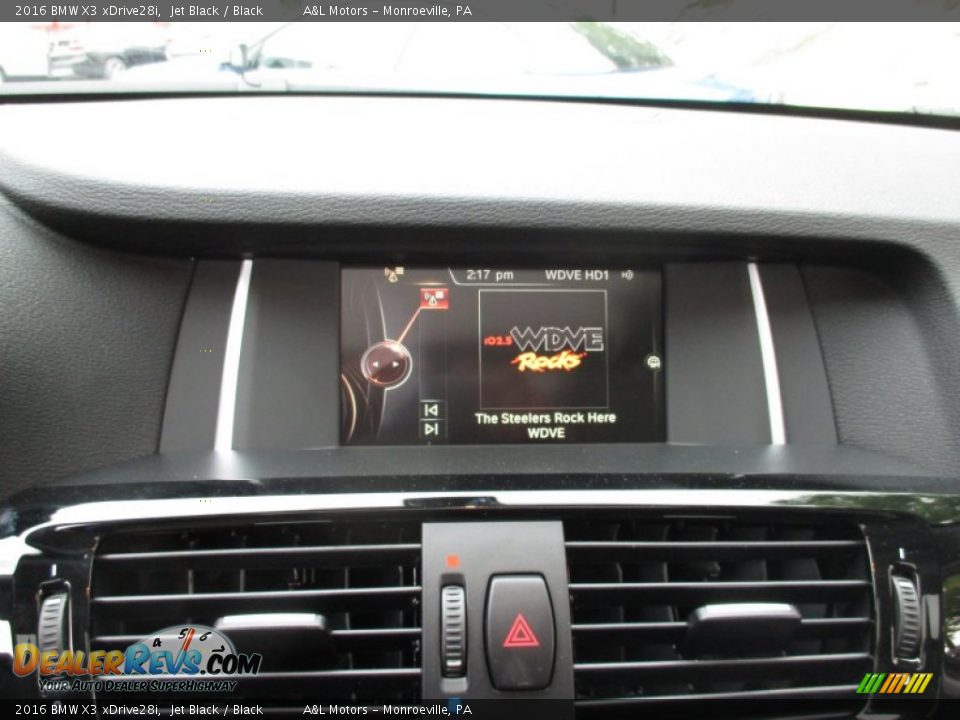 2016 BMW X3 xDrive28i Jet Black / Black Photo #17