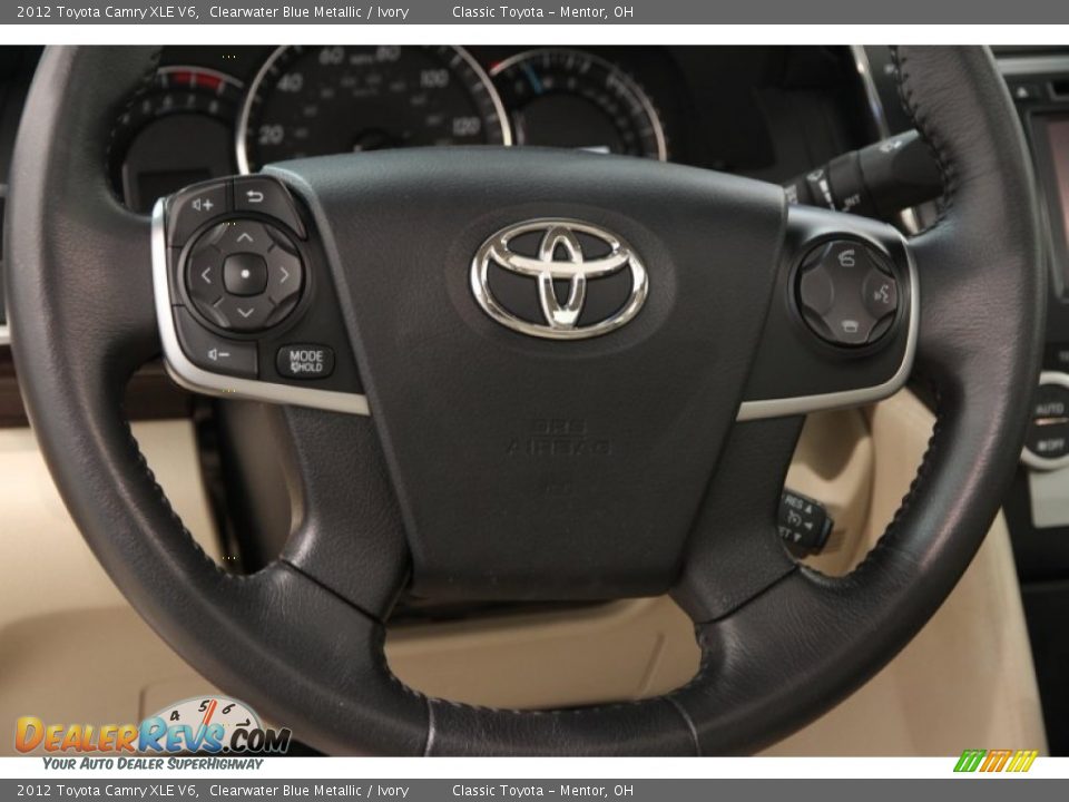 2012 Toyota Camry XLE V6 Steering Wheel Photo #7