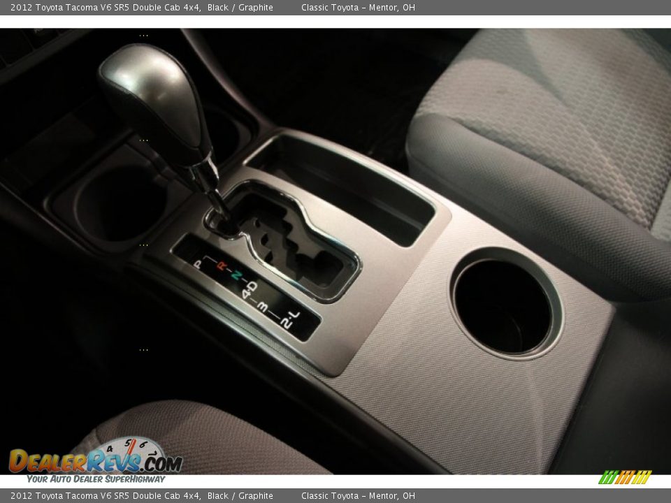 2012 Toyota Tacoma V6 SR5 Double Cab 4x4 Black / Graphite Photo #11