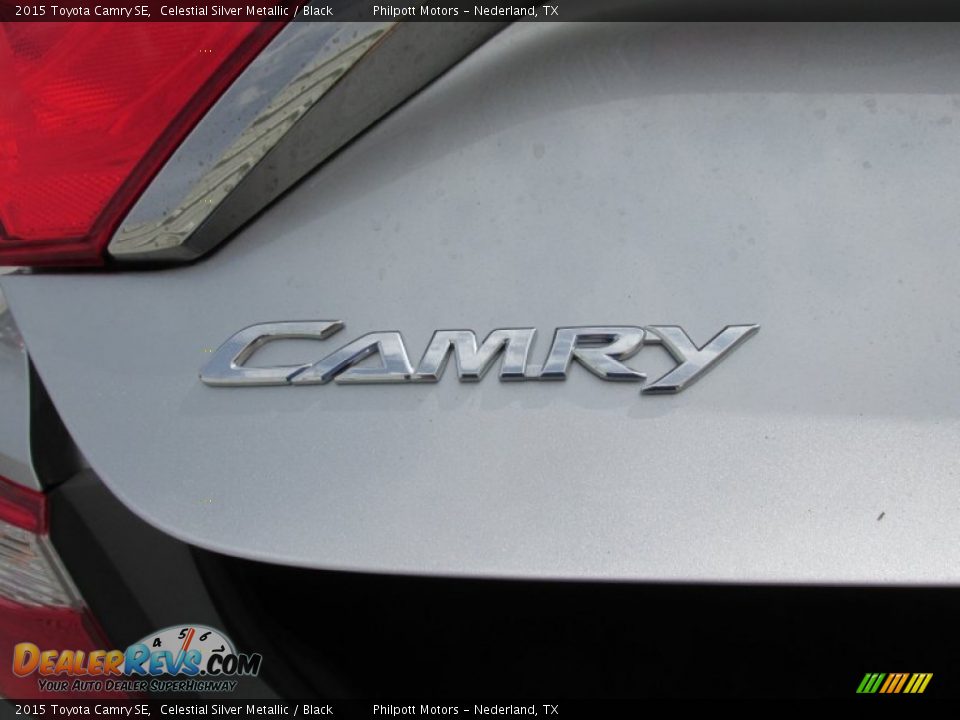 2015 Toyota Camry SE Celestial Silver Metallic / Black Photo #13