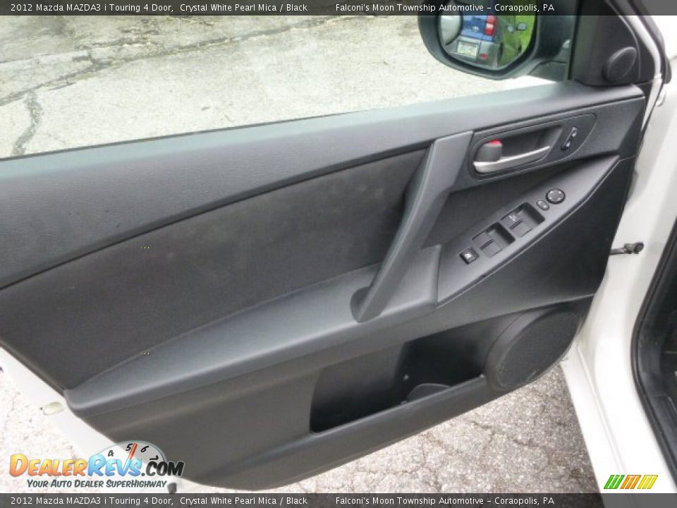 2012 Mazda MAZDA3 i Touring 4 Door Crystal White Pearl Mica / Black Photo #2