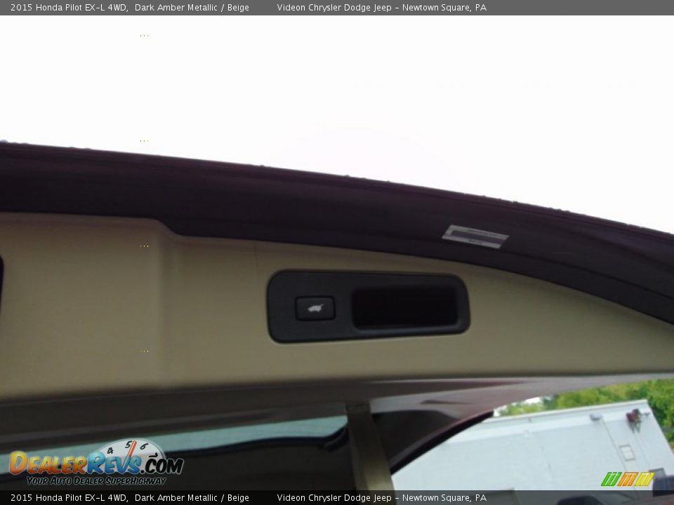2015 Honda Pilot EX-L 4WD Dark Amber Metallic / Beige Photo #27