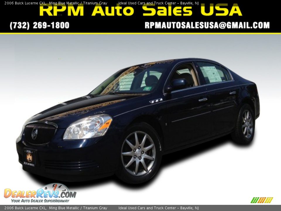 2006 Buick Lucerne CXL Ming Blue Metallic / Titanium Gray Photo #1