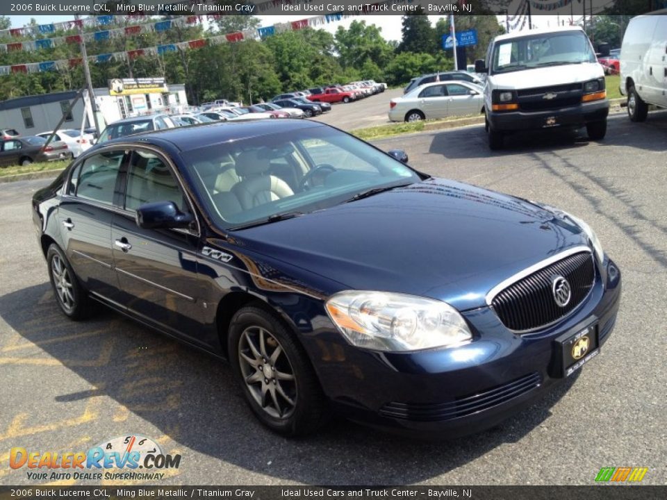 2006 Buick Lucerne CXL Ming Blue Metallic / Titanium Gray Photo #5