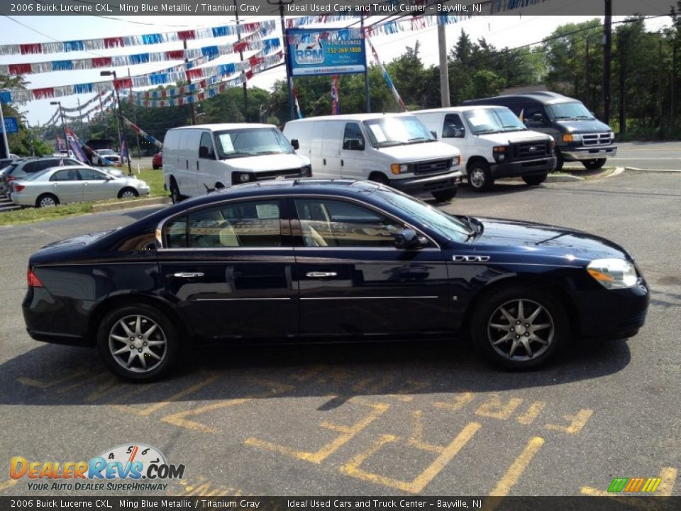 2006 Buick Lucerne CXL Ming Blue Metallic / Titanium Gray Photo #8