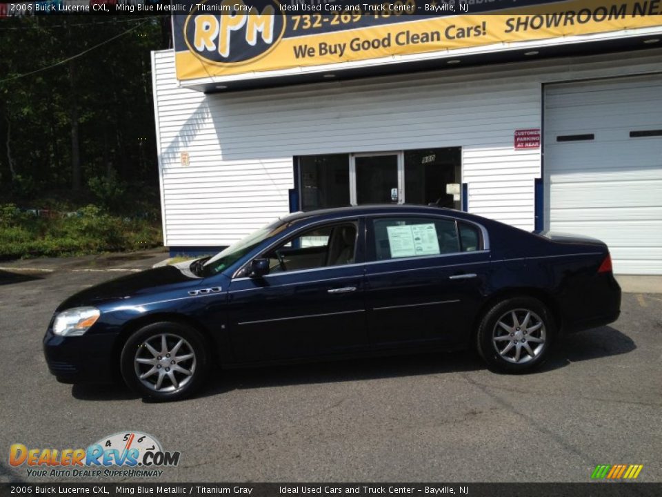 2006 Buick Lucerne CXL Ming Blue Metallic / Titanium Gray Photo #19