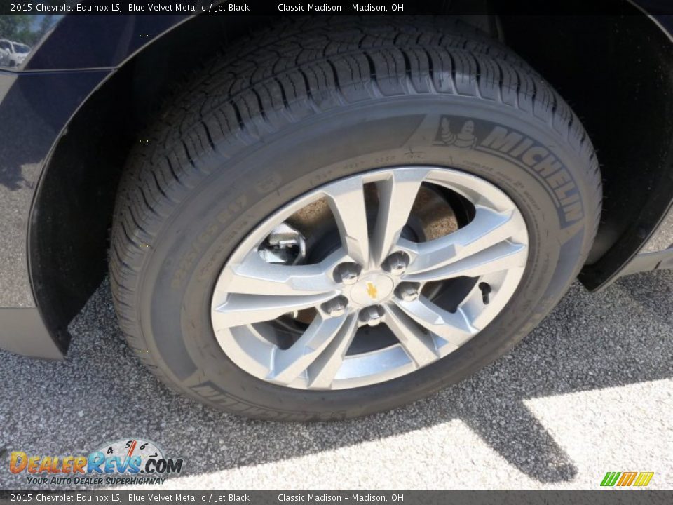 2015 Chevrolet Equinox LS Blue Velvet Metallic / Jet Black Photo #8