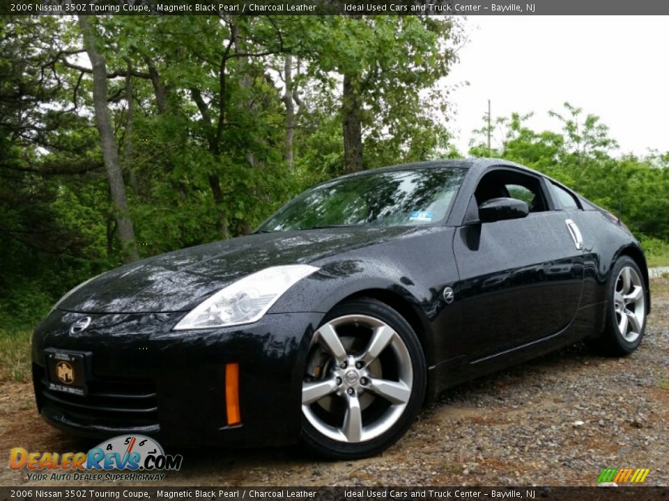 2006 Nissan 350Z Touring Coupe Magnetic Black Pearl / Charcoal Leather Photo #1