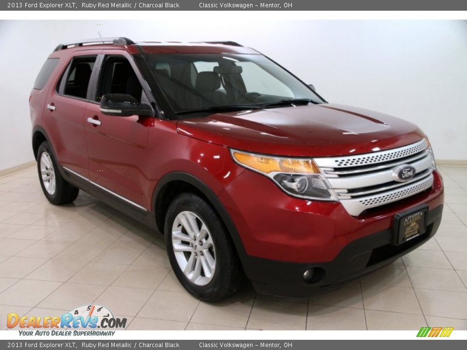 2013 Ford Explorer XLT Ruby Red Metallic / Charcoal Black Photo #1