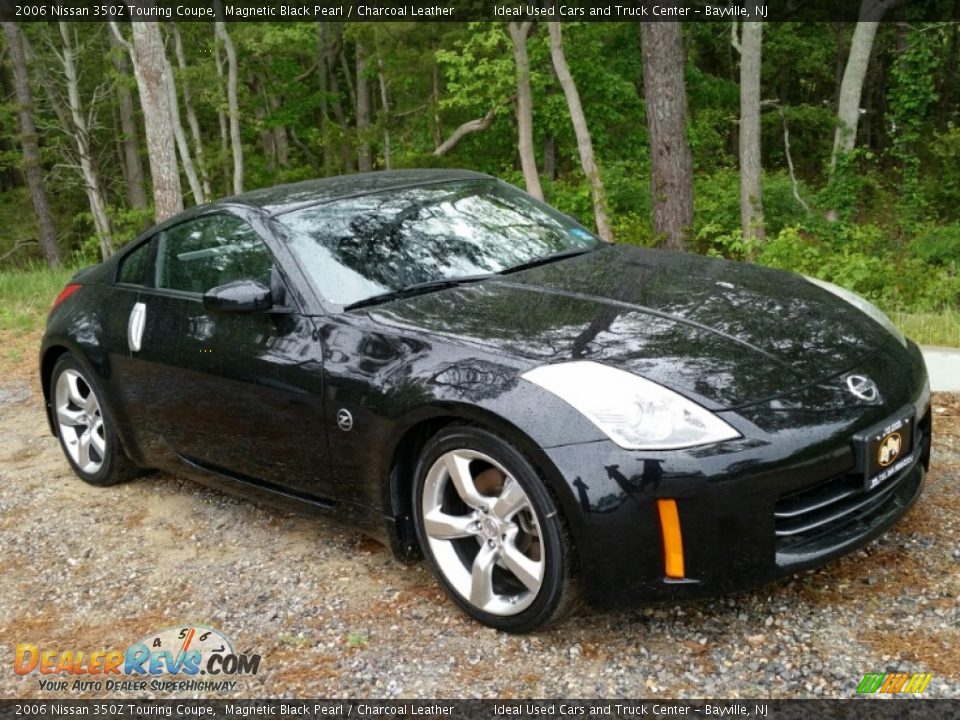 2006 Nissan 350Z Touring Coupe Magnetic Black Pearl / Charcoal Leather Photo #3