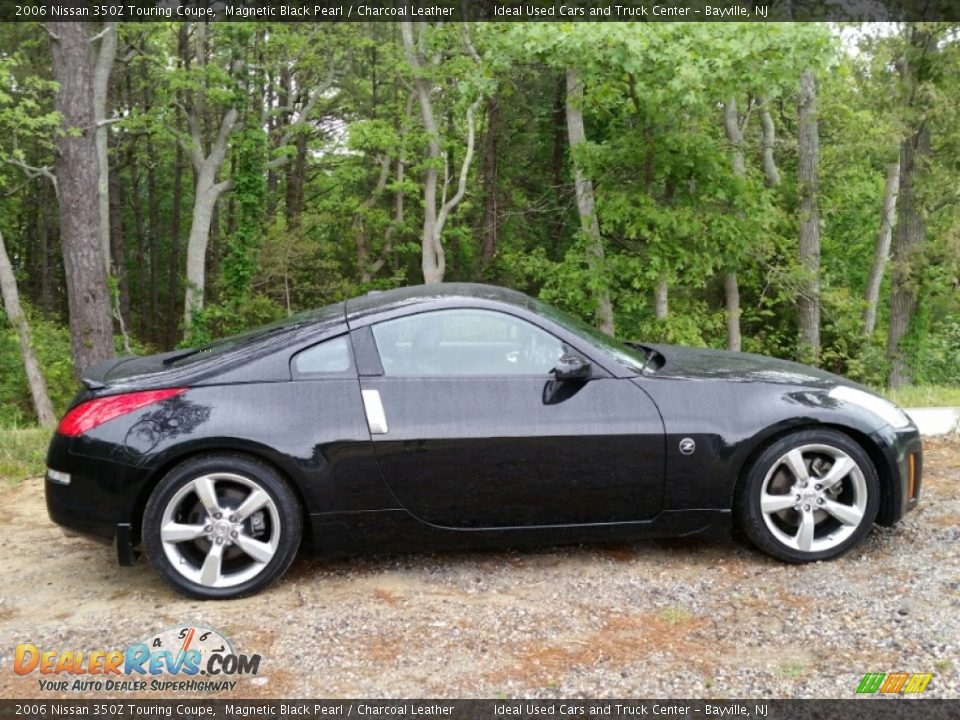 2006 Nissan 350Z Touring Coupe Magnetic Black Pearl / Charcoal Leather Photo #4