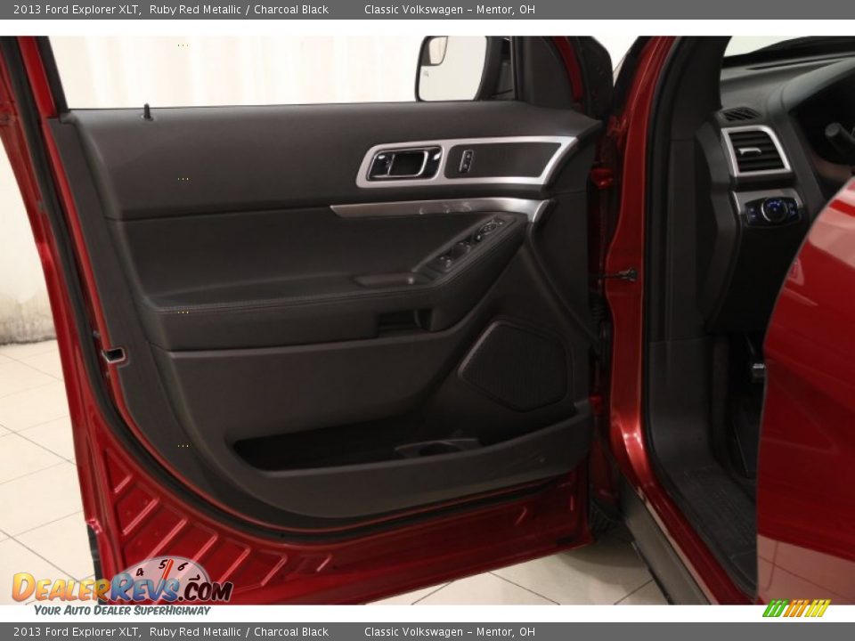 2013 Ford Explorer XLT Ruby Red Metallic / Charcoal Black Photo #4