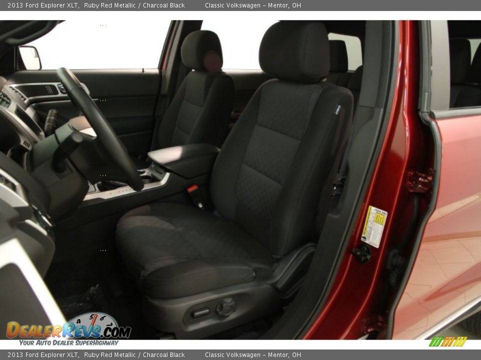 2013 Ford Explorer XLT Ruby Red Metallic / Charcoal Black Photo #5