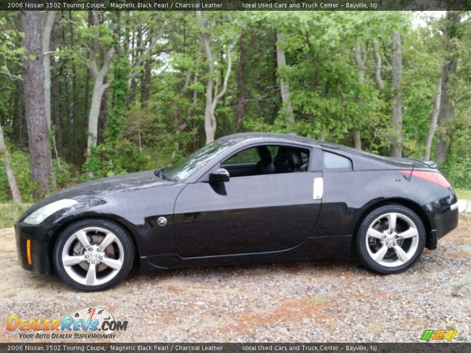 2006 Nissan 350Z Touring Coupe Magnetic Black Pearl / Charcoal Leather Photo #5