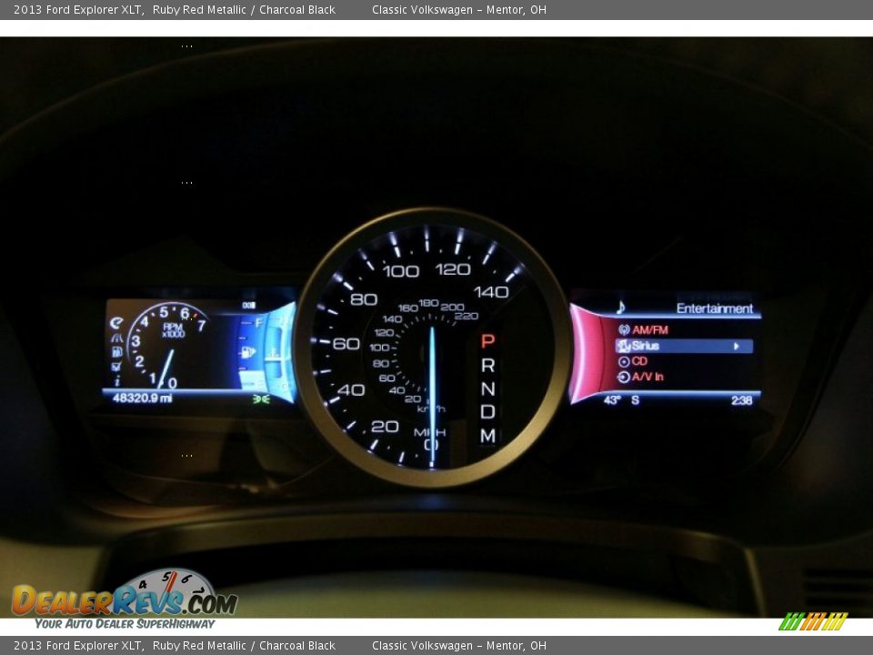 2013 Ford Explorer XLT Ruby Red Metallic / Charcoal Black Photo #7