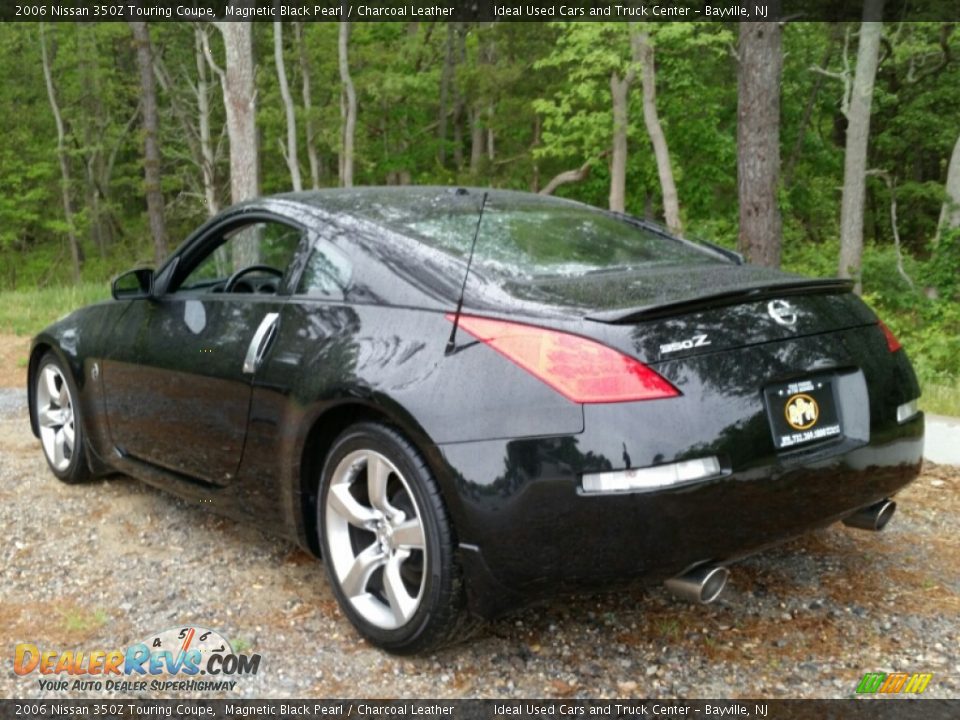 2006 Nissan 350Z Touring Coupe Magnetic Black Pearl / Charcoal Leather Photo #6