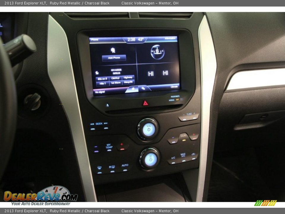 2013 Ford Explorer XLT Ruby Red Metallic / Charcoal Black Photo #8