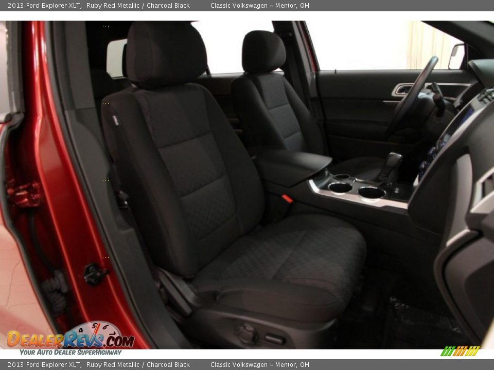 2013 Ford Explorer XLT Ruby Red Metallic / Charcoal Black Photo #13