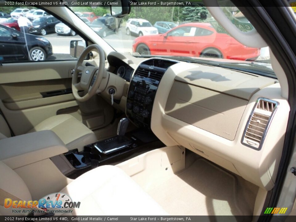 2012 Ford Escape Limited V6 4WD Gold Leaf Metallic / Camel Photo #8