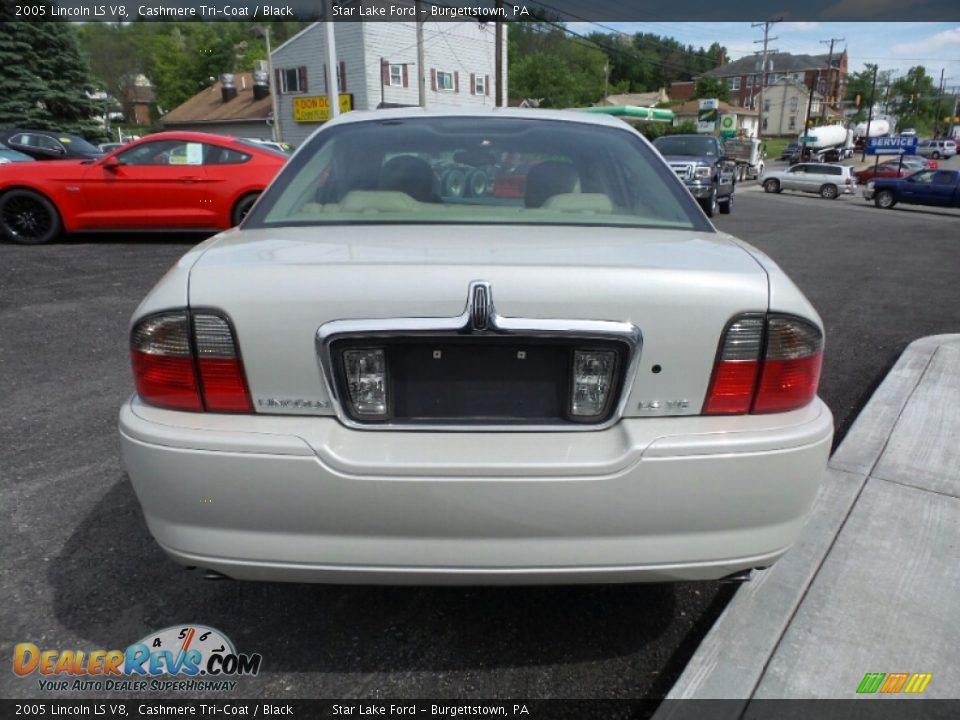 2005 Lincoln LS V8 Cashmere Tri-Coat / Black Photo #4