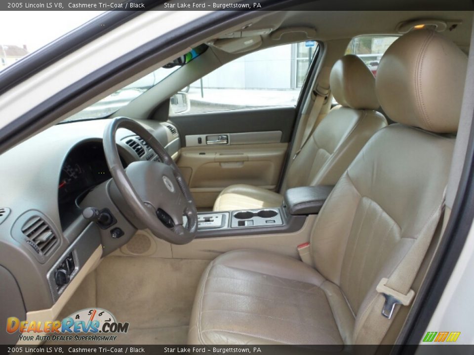 2005 Lincoln LS V8 Cashmere Tri-Coat / Black Photo #7