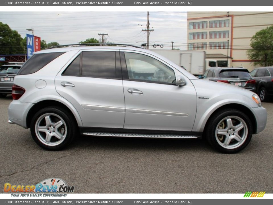 2008 Mercedes-Benz ML 63 AMG 4Matic Iridium Silver Metallic / Black Photo #2